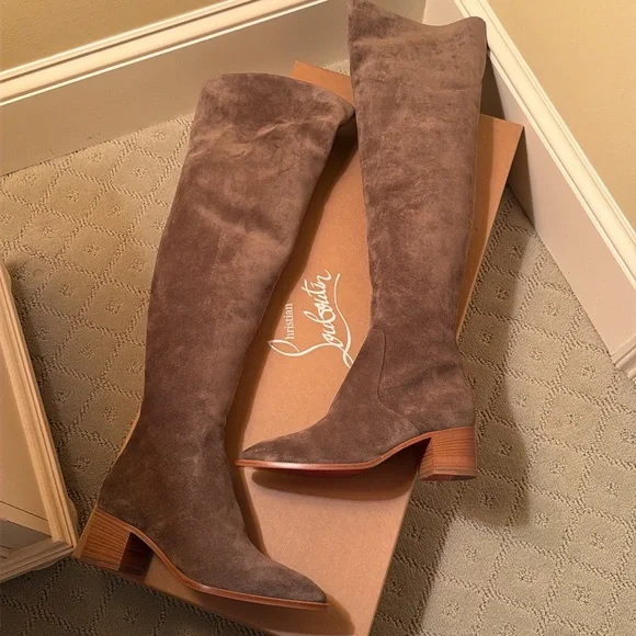 BNIB Louboutin Gazellou 55 Crosta Over the Knee boot - Picture 3 of 9